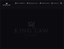Tablet Screenshot of kinglawchambers.com